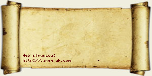 Andjelina Binjić vizit kartica